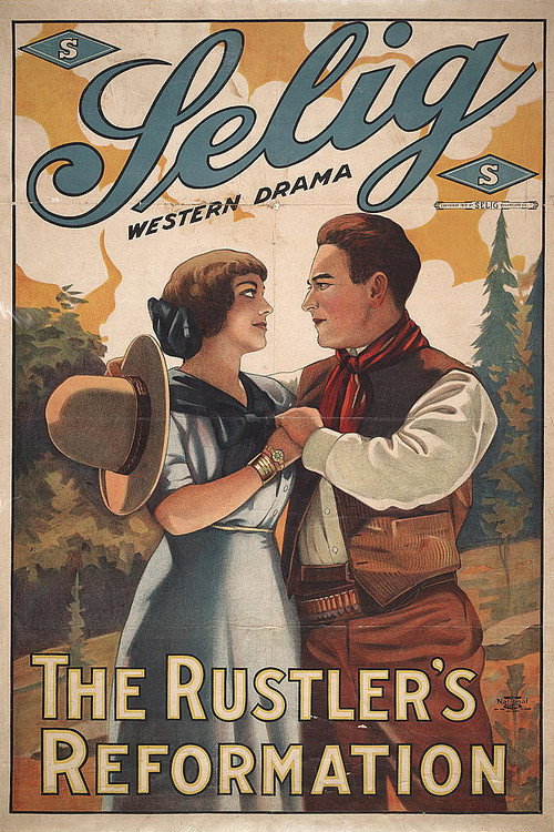 Movie poster for The Rustler's Reformation (1913)