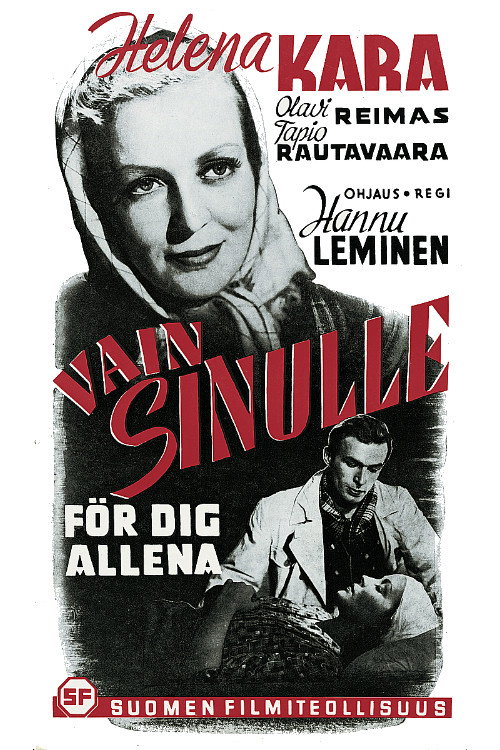 Movie poster for Vain sinulle (1945)