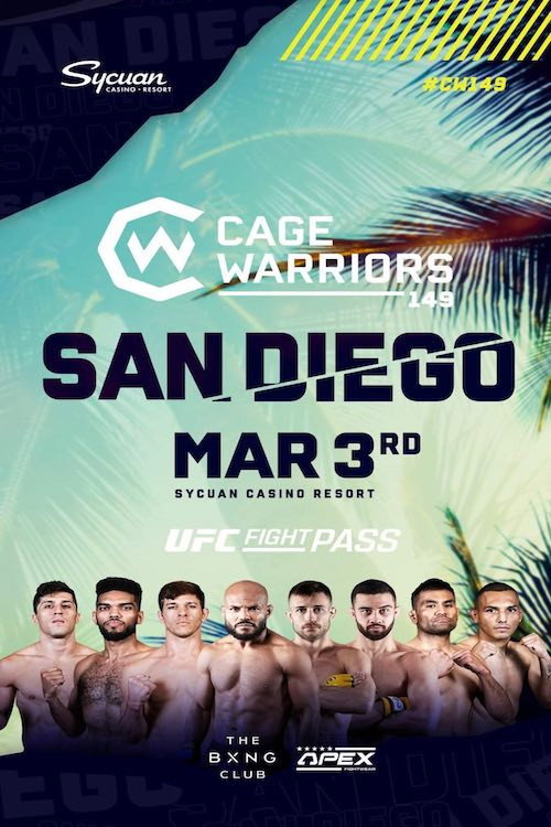 Movie poster for Cage Warriors 149: San Diego (2023)