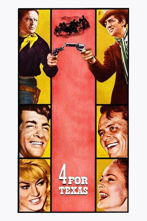 Movie poster for 4 for Texas (1963)