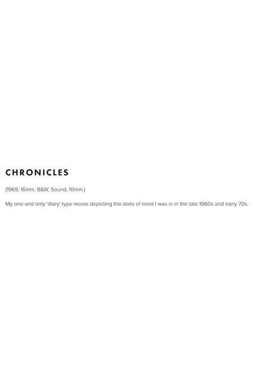 Movie poster for Chronicles (1969)