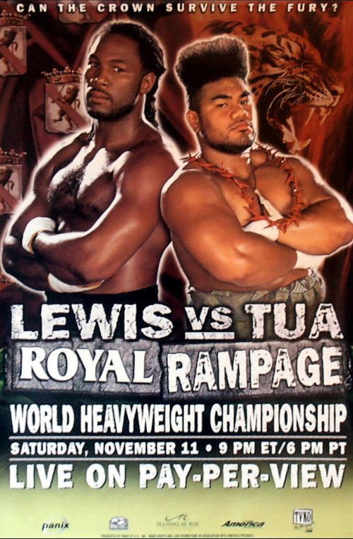 Movie poster for Lennox Lewis vs. David Tua (2000)