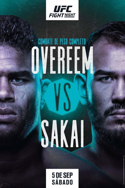 Movie poster for UFC Fight Night 176: Overeem vs. Sakai (2020)