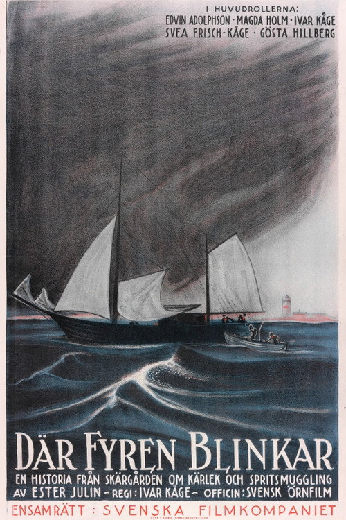 Movie poster for Where the Lighthouse Flashes (1924)