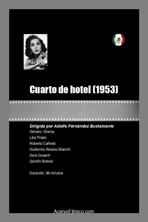Movie poster for Cuarto de hotel (1953)