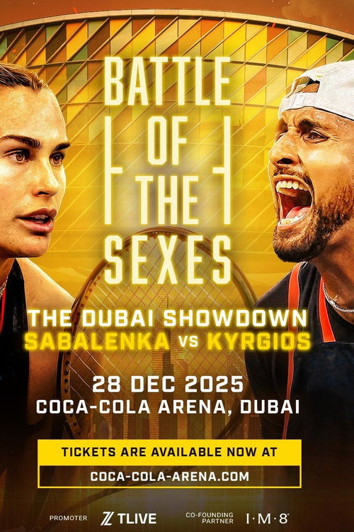 Movie poster for Battle of the Sexes - Sabalenka v Kyrgios (2025)