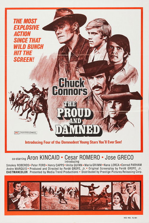 Movie poster for The Proud and Damned (1972)
