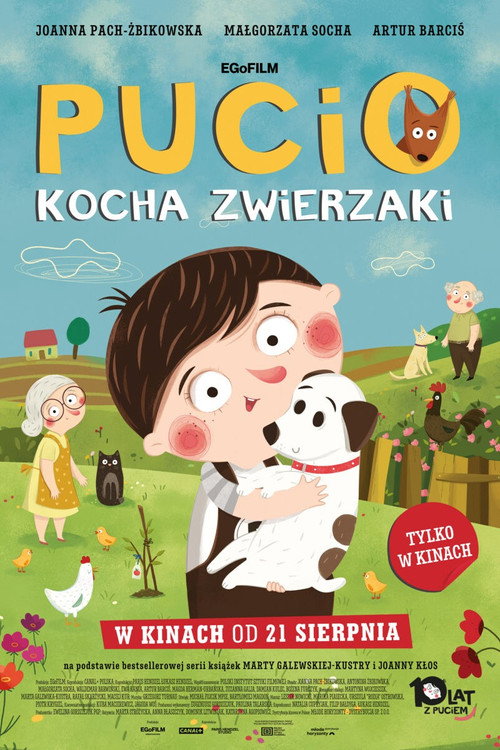 Movie poster for Pucio kocha zwierzaki (2026)