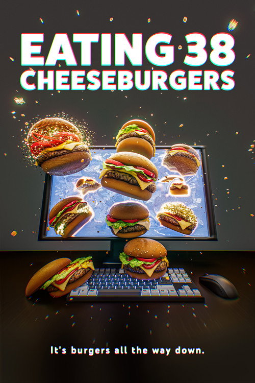 Movie poster for Eating 38 Cheeseburgers (2024)