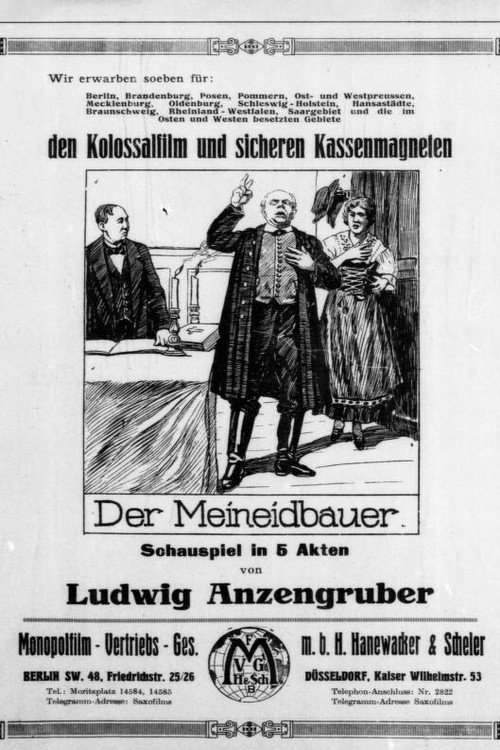 Movie poster for The Farmer Forsworn (1915)