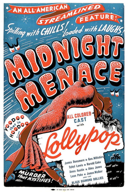 Movie poster for Midnight Menace (1946)