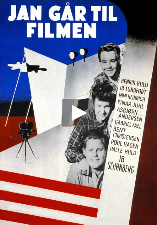 Movie poster for Jan går til filmen (1954)