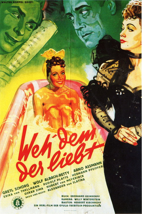 Movie poster for Weh dem, der liebt! (1951)