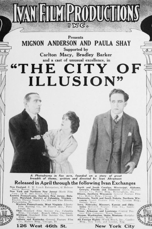 Movie poster for The City of Illusion (1916)