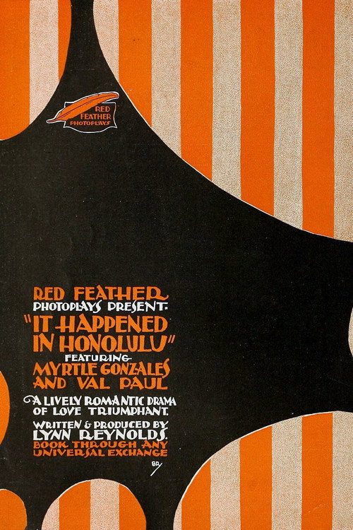 Movie poster for It Happened in Honolulu (1916)