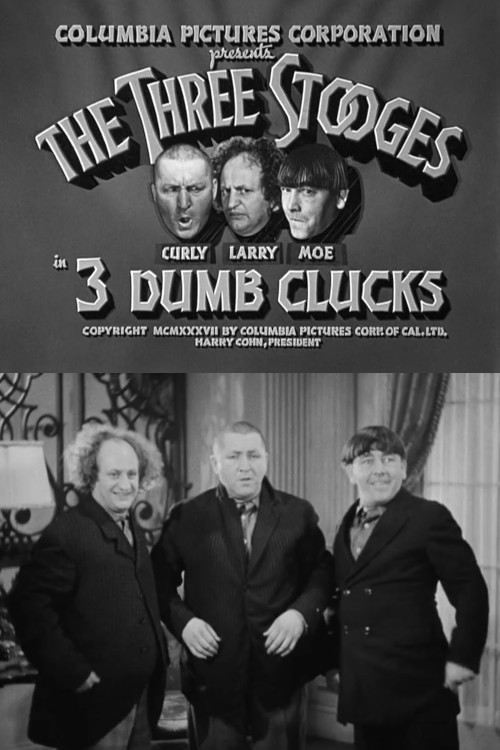 Movie poster for 3 Dumb Clucks (1937)