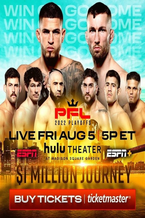 Movie poster for Professional Fighters League Playoffs PFL 7: Nunes vs Potter (2022)
