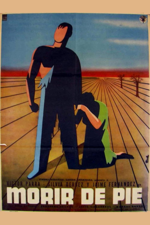 Movie poster for Morir de pie (1957)