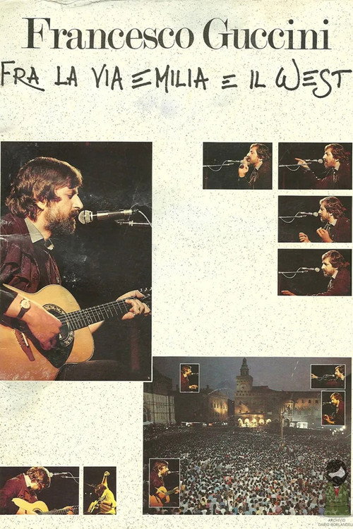 Movie poster for Francesco Guccini - Fra la Via Emilia e il West (1984)