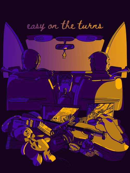 Movie poster for easy on the turns (2026)