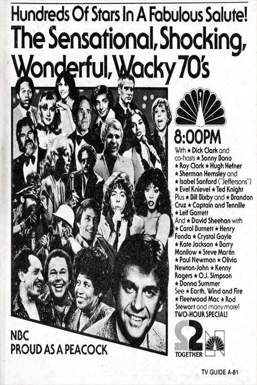 Movie poster for The Sensational Shocking Wonderful Wacky 70's (1980)
