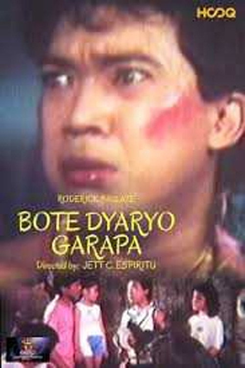 Movie poster for Bote, Dyaryo, Garapa (1989)