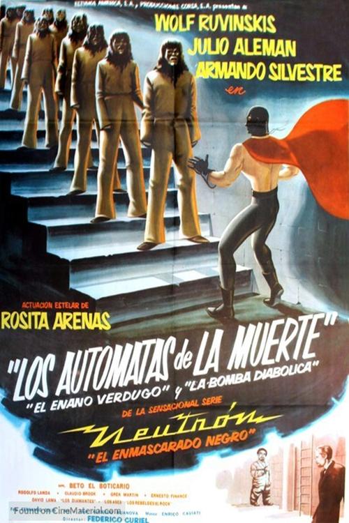 Movie poster for Neutron the Atomic Superman vs. the Death Robots (1962)