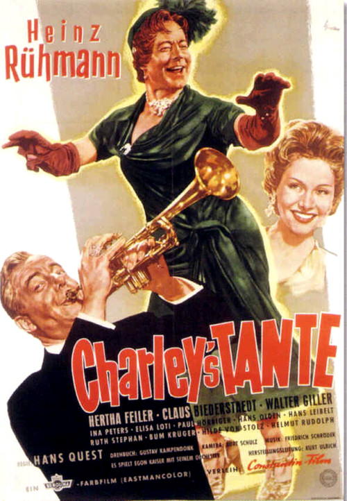 Movie poster for Charley's Aunt (1956)