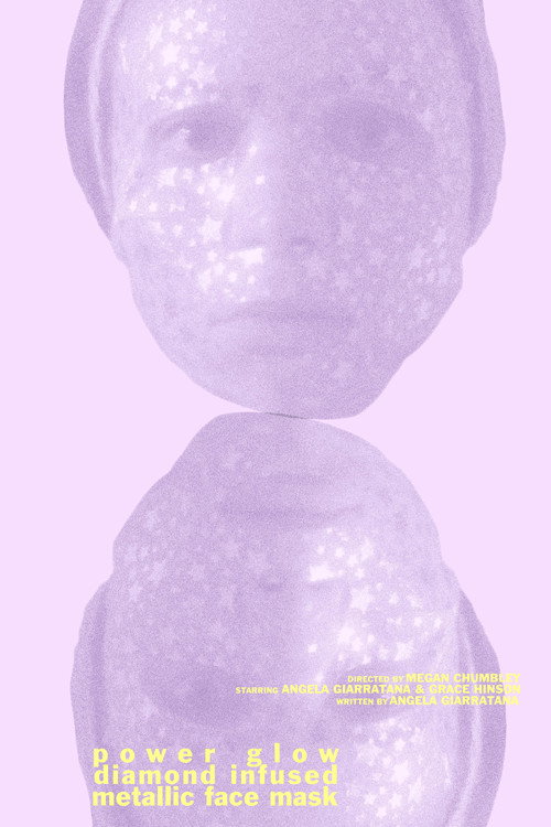 Movie poster for power glow diamond infused metallic face mask (2022)