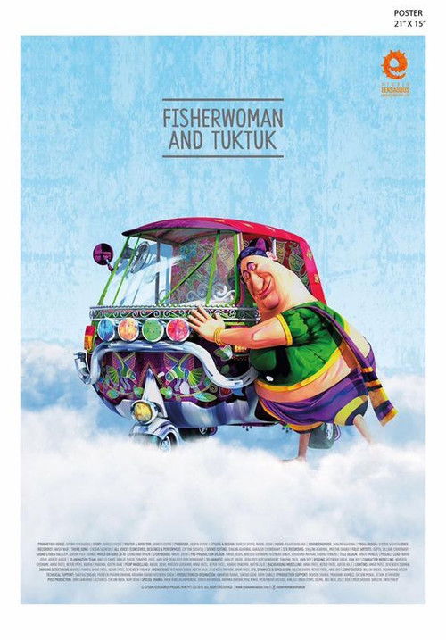 Fisherwoman and Tuk Tuk poster