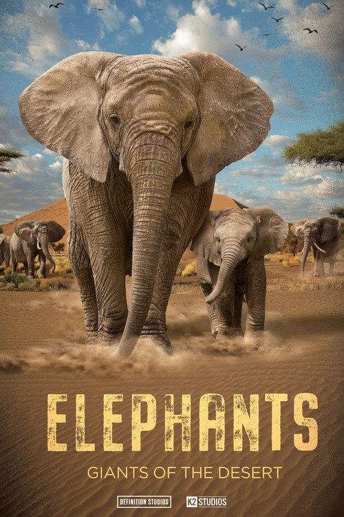 Movie poster for Elephants: Giants of the Desert (2024)