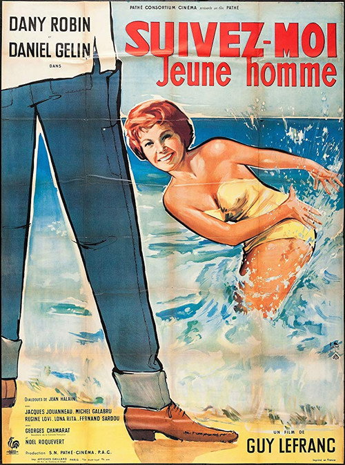 Movie poster for Follow Me Young Man (1958)