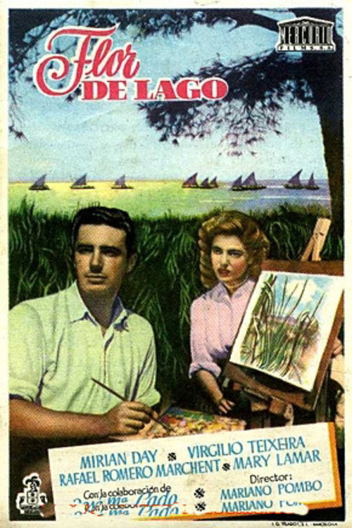 Movie poster for Flor de lago (1950)