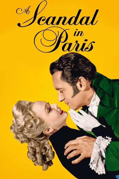 Movie poster for A Scandal in Paris (1946)