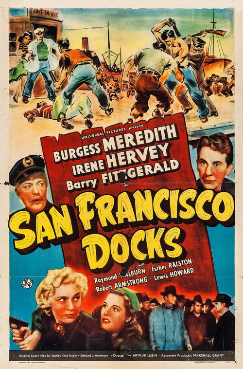 Movie poster for San Francisco Docks (1940)