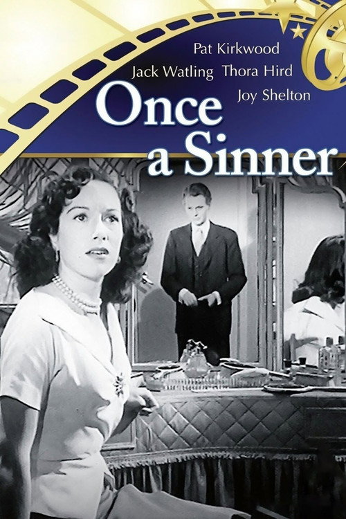 Movie poster for Once a Sinner (1950)
