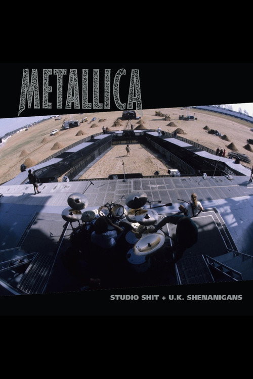 Movie poster for Metallica: Studio Shit + U.K. Shenanigans (2025)