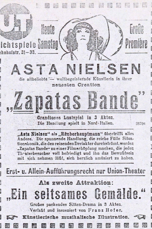 Movie poster for Zapata's Gang (1914)