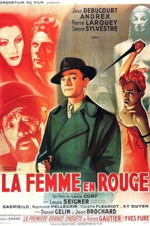Movie poster for The Woman in Red (1947)
