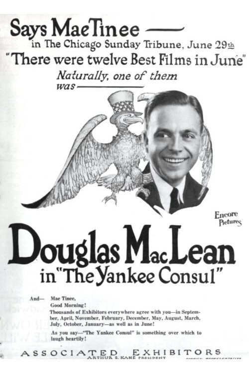 Movie poster for The Yankee Consul (1924)