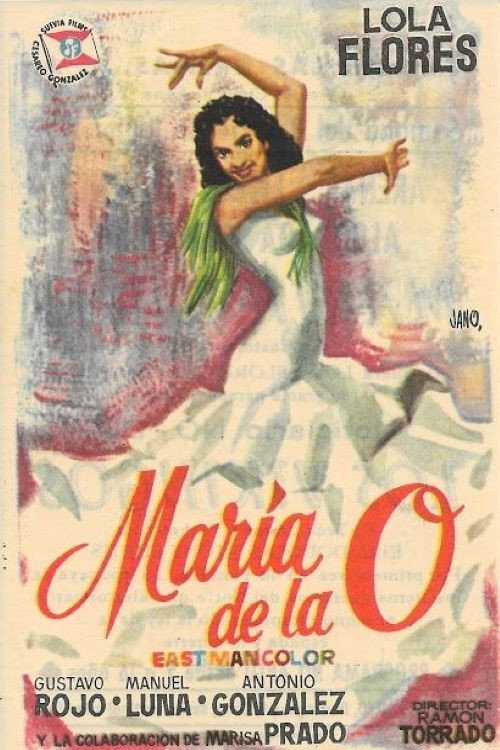 Movie poster for María de la O (1959)