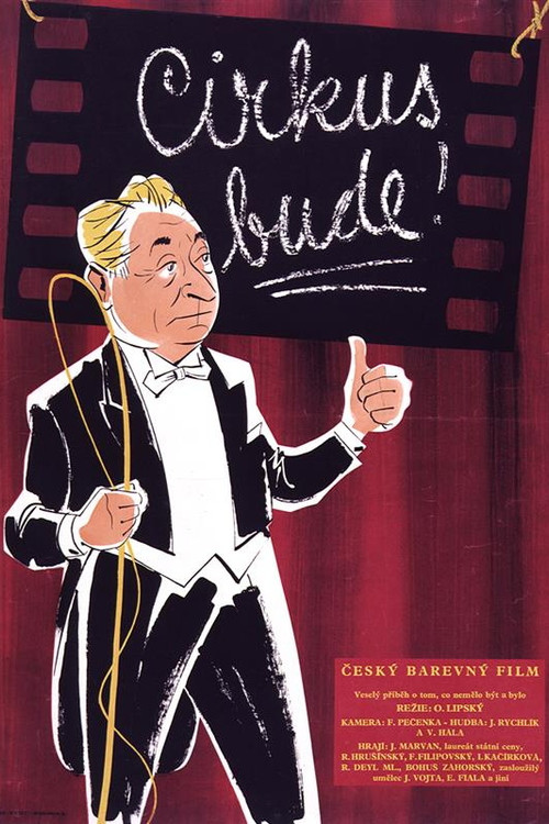 Movie poster for The Circus Will Be (1954)