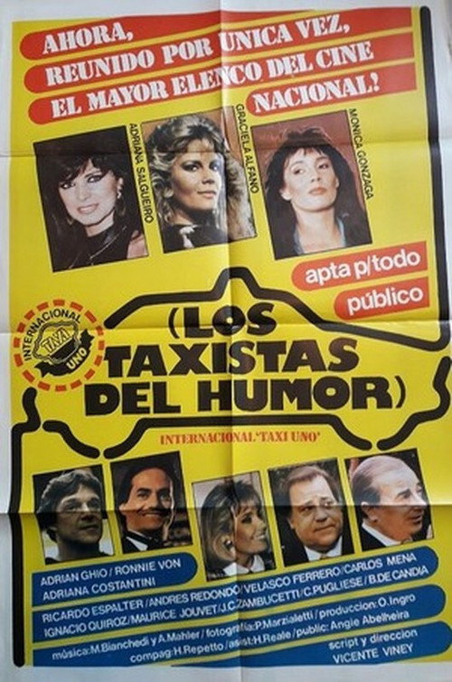 Movie poster for Los taxistas del humor (1987)