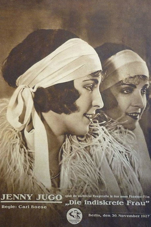 Movie poster for Die indiskrete Frau (1927)