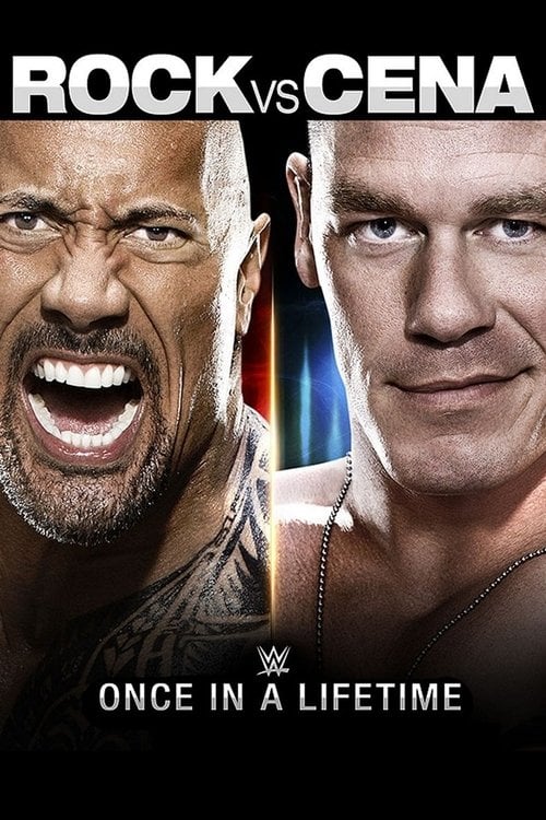 Movie poster for WWE: The Rock vs John Cena: Once in a Lifetime (2012)