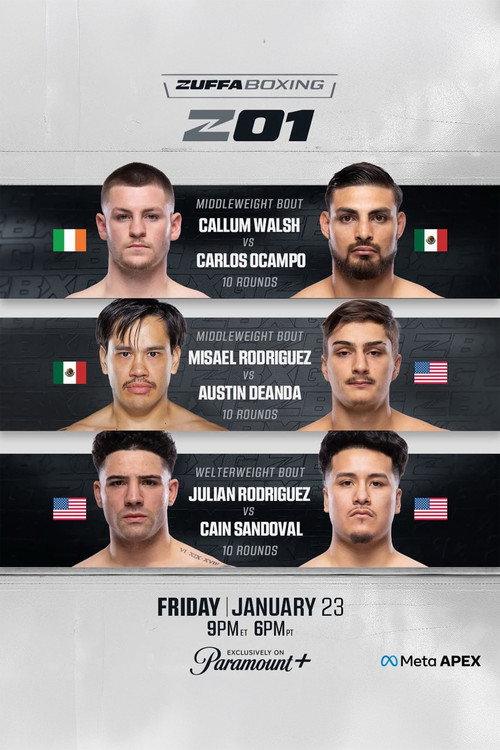 Movie poster for Callum Walsh vs. Carlos Ocampo (2026)