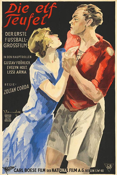 Movie poster for The Eleven Devils (1927)