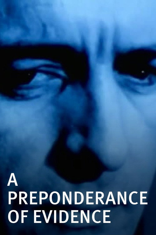 Movie poster for A Preponderance of Evidence (1989)