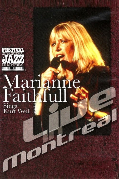 Movie poster for Marianne Faithfull Sings Kurt Weill (2004)