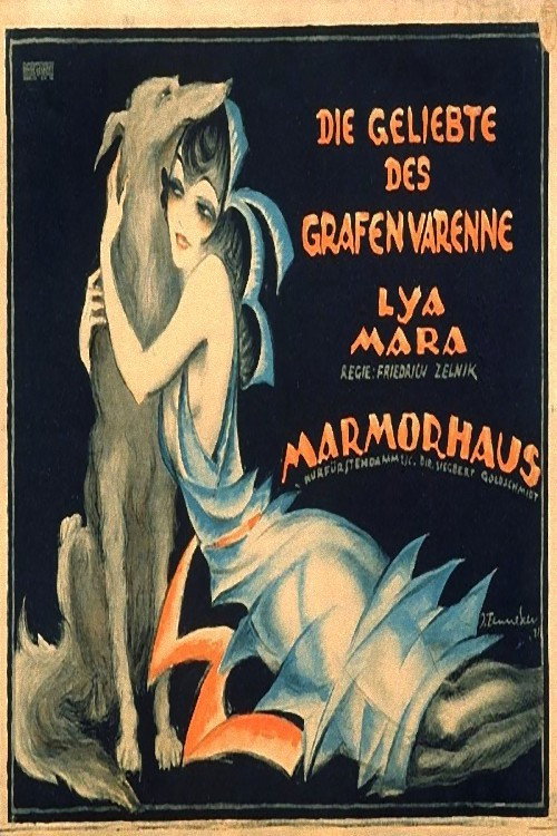 Movie poster for Die Geliebte des Grafen Varenne (1921)